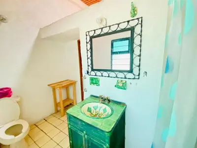 Un baño de Hotel Tepetzalan
