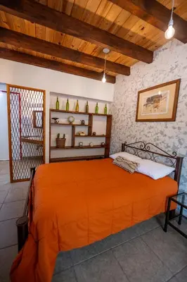 Cama o camas de una habitación en Tecuán-Calli