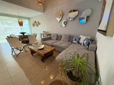 Zona de estar de Villa Tostados Acapulco Diamante