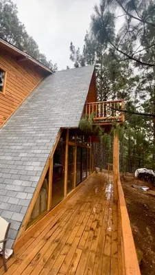 Edificio en el que se encuentra el chalet de montaña