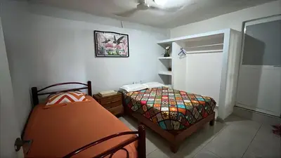 Cama o camas de una habitación en Casa Aca