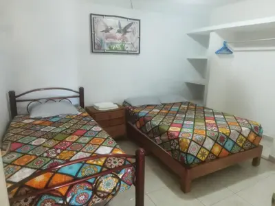 Cama o camas de una habitación en Casa Aca