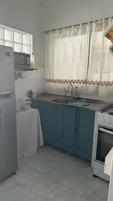 Una cocina o zona de cocina en Departamento flores Magón