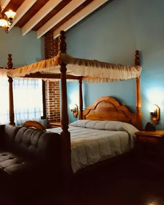 Cama o camas de una habitación en Hotel Zaragoza