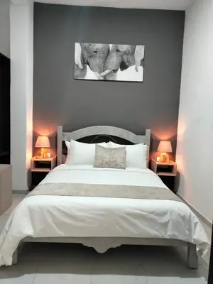 Cama o camas de una habitación en Posada los Fuertes