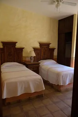 Cama o camas de una habitación en Villas Don Zeferino
