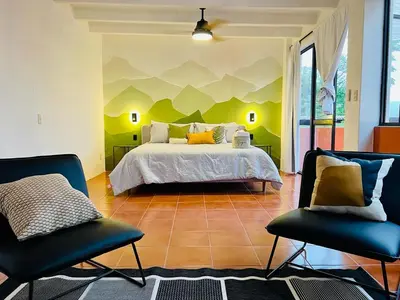 Cama o camas de una habitación en XochiHouse