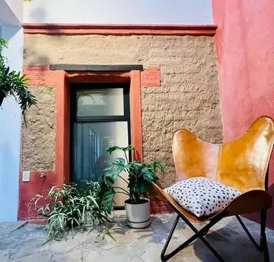 Zona de estar de XochiHouse