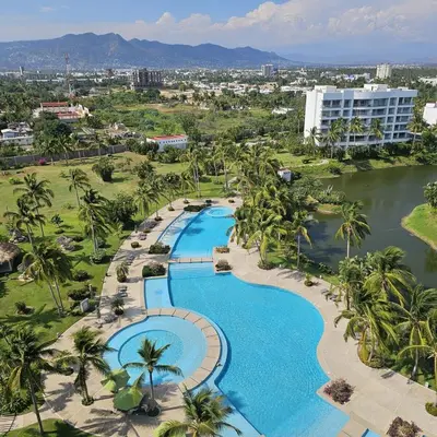 Piscina en o cerca de Apartment with an Incredible Terrace in Acapulco Diamante