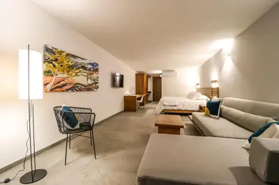 Zona de estar de Villa Internacional Hotel & Club