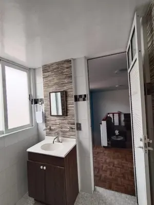 Un baño de Hospedaje Casa Azul