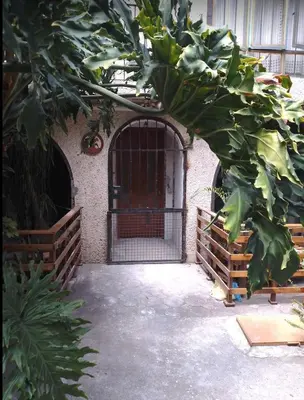 Jardín al aire libre en Casa en Xochimilco para 5 personas ideal para el Mundial 2026