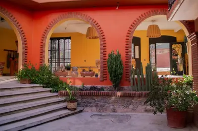 Fachada o entrada de La Cupula B&B Teotitlan
