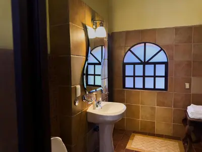 Un baño de La Cupula B&B Teotitlan