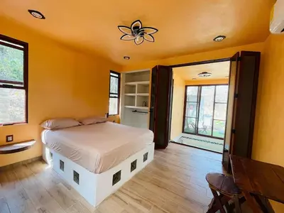 Cama o camas de una habitación en Villas Lidxy Belegui