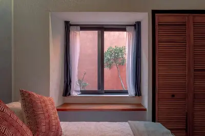 Cama o camas de una habitación en Solazul Experiencia & Estancia