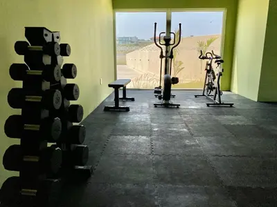 Gimnasio o instalaciones de fitness de Oceanfront &6pers &Pool &Gym &Golf Club