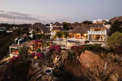 Paisaje cerca de esta villa