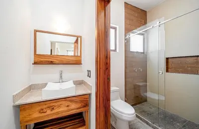Un baño de Departamentos Ámbar