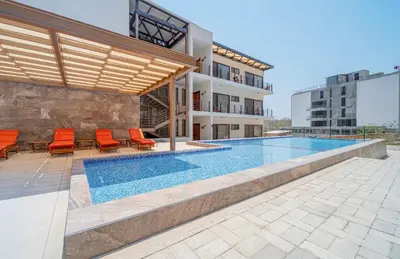 Piscina en o cerca de Departamentos Ámbar