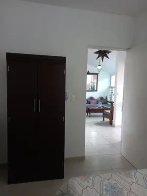 Cama o camas de una habitación en villa frida con alberca