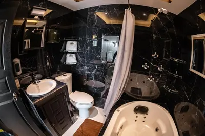 Un baño de Habitación Verde Amanecer
