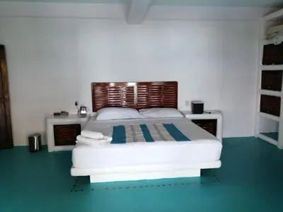 Cama o camas de una habitación en Casa Xcaala with Pool