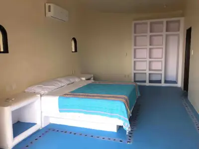 Cama o camas de una habitación en Casa Xcaala with Pool