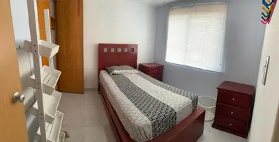 Cama o camas de una habitación en Casa azul