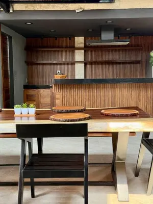 Plano de Modern loft with AC Close to downtown Huatulco
