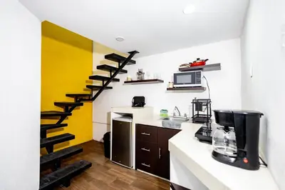 Una cocina o zona de cocina en PENT HOUSE de 2 recámaras para 5 o más en el Centro Historico Oaxaca