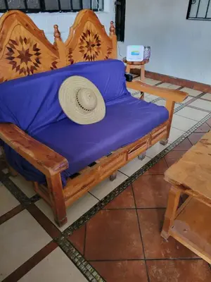 Zona de estar de Hotel Suites Taxco