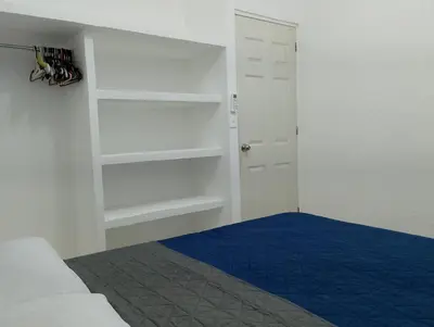 Cama o camas de una habitación en Playa, amplitud y tranquilidad