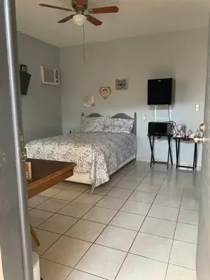 Cama o camas de una habitación en Victoria Habitación Privada