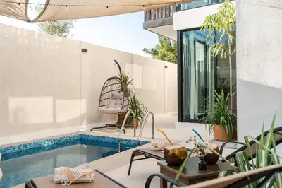 Piscina en o cerca de Casa Eva -Ocean View Rooftop, Pool - La Punta