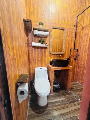 Un baño de Refugio de las Aves