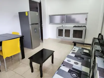 Una cocina o zona de cocina en Medium apartment with 2 bedrooms, 4 people min, 6 people max
