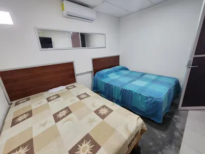 Cama o camas de una habitación en Depamedios4