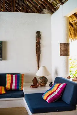 Zona de estar de Villa Lumina - Beachfront Escape Private Pool, Spacious & Serene