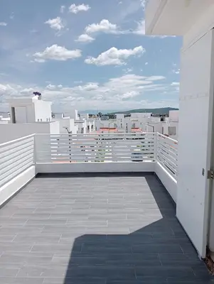 Un balcón o terraza de Casa de descanso