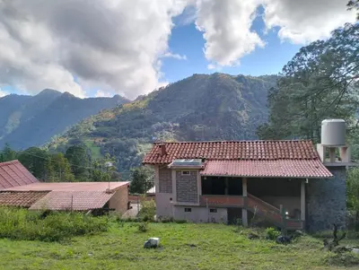Paisaje cerca de este camping
