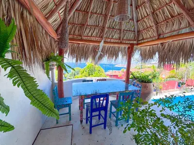 Piscina en o cerca de Villa Ballam 3, Balcones, bahías de Huatulco, Oax