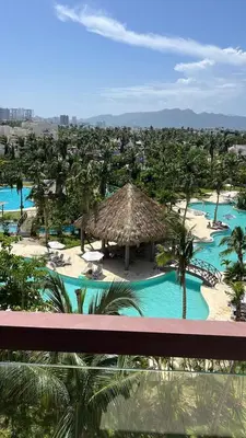 Piscina en o cerca de Depto en la playa con toboganes, juegos y restaurantes