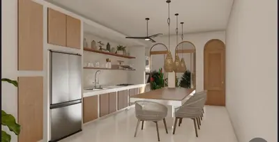 Una cocina o zona de cocina en One room Villa - Le petit palace