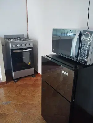 Una cocina o zona de cocina en Nuevo departamento en el centro de Coatepec