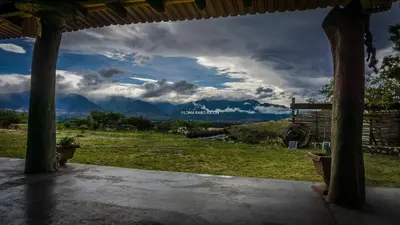 Paisaje cerca of this country house