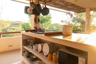 Una cocina o zona de cocina en Casa Vilú