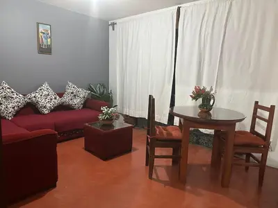 Zona de estar de Departamento en el centro de Oaxaca