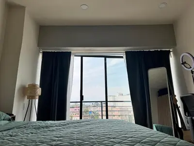 Cama o camas de una habitación en Mexico City, your Hub in coyoacán