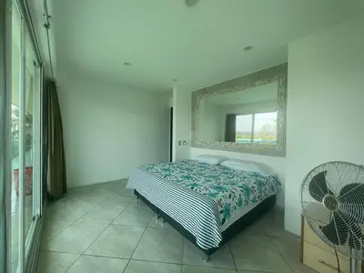 Cama o camas de una habitación en Hotel Mi Bendición